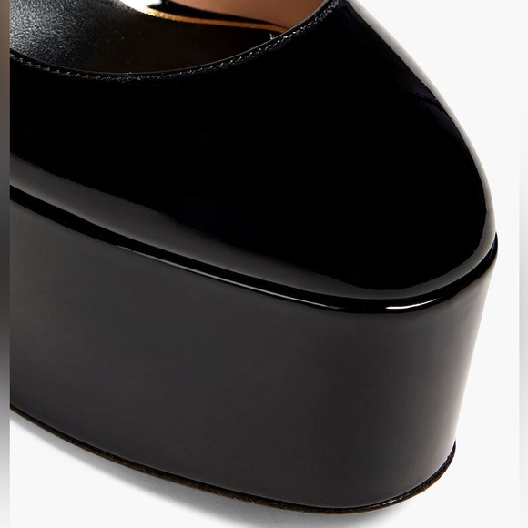 New Valentino Garavani Patent Leather Ankle-Strap Platform Pumps Size 42 - Picture 3 of 3
